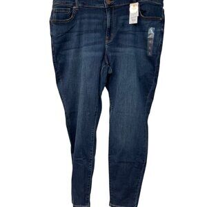 New Lane Bryant Signature Fit Skinny Flex Magic Waistband Jeans Womens Size 22L